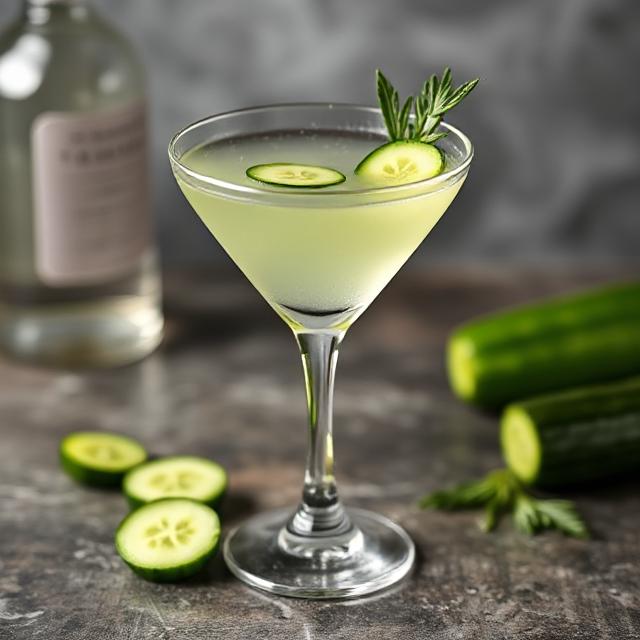 Shake Up Your Cocktail Game With This Fresh Cucumber Martini Recipe